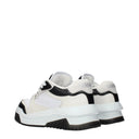 Versace Women's Sneakers White/Black Leather
