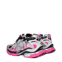 Balenciaga Runner Women's Sneakers Gray Fabric/Fluorescent Pink