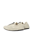 Prada Sneakers Collapse Women's Suede Beige/Ivory