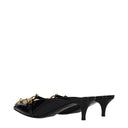 Balmain Damens Sandalen aus Lackleder in Schwarz