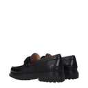 Salvatore Ferragamo Men's Plano Loafers Black Leather