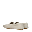 Prada Men's Suede Beige/Pumice Loafers