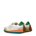 Salvatore Ferragamo Sneakers Iggy Men's Fabric White/Beige