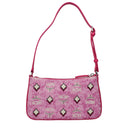 Mcm Women's Crossbody Bag Pink/Fuchsia Fabric