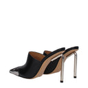 Off White Allenframe Sandals Women Leather Black