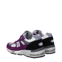 New Balance 991 Women's Sneakers Purple Fabric