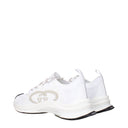 Gucci Hombres Zapatillas de tela blancas