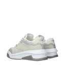 Versace Men's Sneakers Leather Gray/Pearl Gray