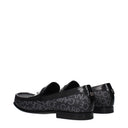 Dolce&Gabbana Herens Loafers Stof Zwart/Grijs