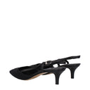Isabel Marant Crochet Story Sandals Women's Fabric Black