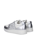 Givenchy Men's Sneakers White/Silver Leather