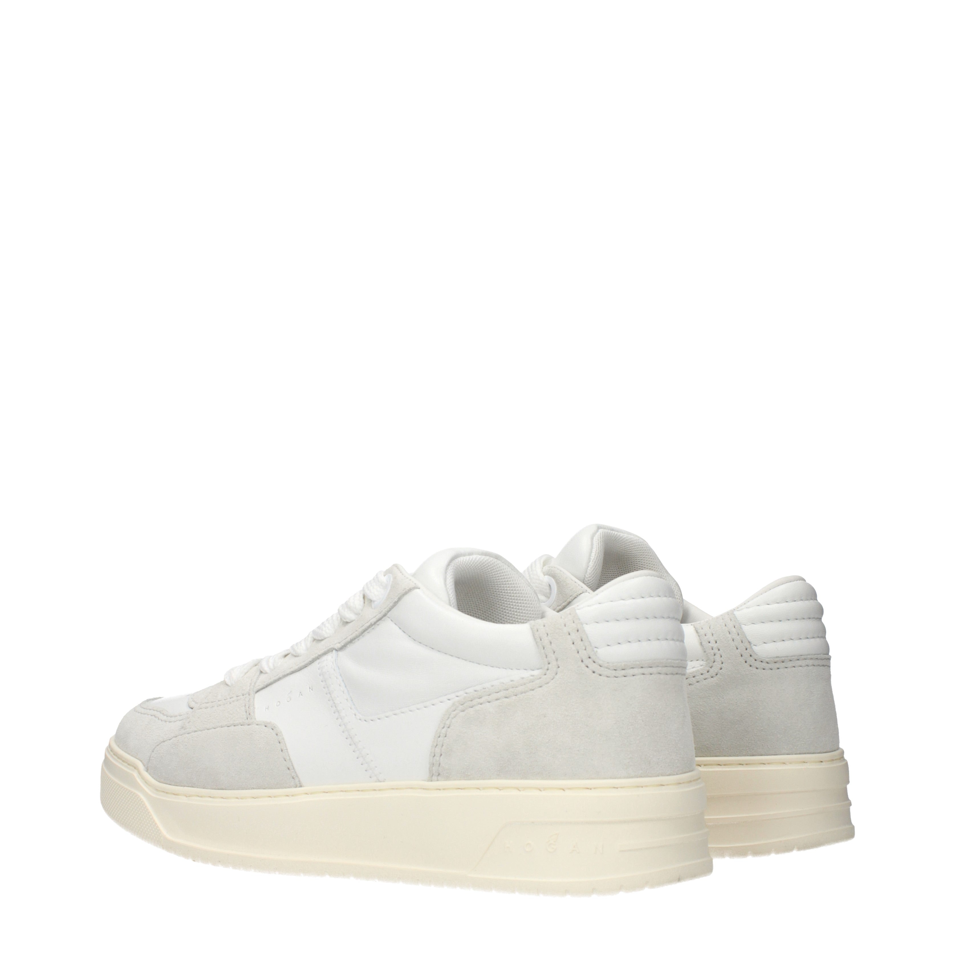 Hogan Femmes Baskets Blanc/Gris Cuir
