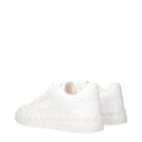 Valentino Garavani Herrens Weiße Ledersneaker