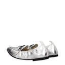 Eleven Women's Moccasins Silver Leather