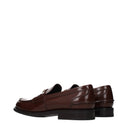 Prada Herrens Loafer Leder Braun/Wurzel
