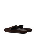Jacquemus Men's Brown Suede Loafers And Clogs