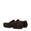 Salvatore Ferragamo Dougan Men's Loafers Suede Brown/Dark Brown
