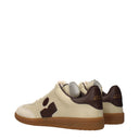 Isabel Marant Bryce Donna Ledersneaker Beige/Schokolade