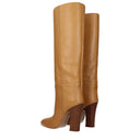 Paris Texas Lavinia Damens Stiefel aus braunem/karamellfarbenem Leder