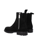 Off White Men's Suede Black Boots