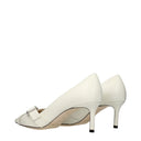 Jimmy Choo Alix Damens Weiße/Latte-Pumpe
