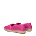 Max Mara Weekend Damess Stoffen espadrilles fuchsia/orchidee