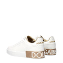 Dolce&Gabbana Sneakers Portofino Women's Leather White/Gold