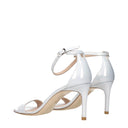 Stuart Weitzman 女式裸体凉鞋s 白色皮革