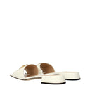 Valentino Garavani Sandals And Clogs Women Beige/Ivory Leather