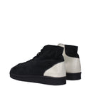 Y3 Yamamoto Femme's Baskets en daim noir/beige