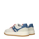 Hogan Sneakers H630 Memory Foam Women's Leather Beige/Aviation Blue