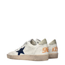 Golden Goose Ball Star Men's Sneakers White/Blue Leather