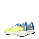 Męskie trampki Lanvin Runner, żółto-zielone, fluorescencyjne