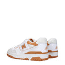 New Balance Sneakers 550 Herrens Leder Weiß/Hellbraun