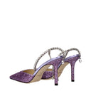 Jimmy Choo Saeda Women's Sandals Glitter Purple