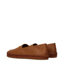 Salvatore Ferragamo Espadrillas Gus Men's Leather Brown/Yellow