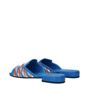 Jimmy Choo Slippers And Clogs Nako Women's Fabric Sky Blue/Sky