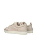Louboutin Sneakers Louis Junior Men Leather Beige