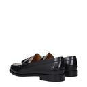 Gucci Men's Loafers Black/Beige Leather