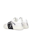 Valentino Garavani Herrens Sneakers Weiß/Schwarzes Leder