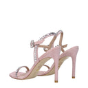Stuart Weitzman Gemcut Women's Suede Sandals Pink/Ballerina