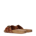 Isabel Marant Slippers And Clogs Jaso Women's Leather Brown/Cognac