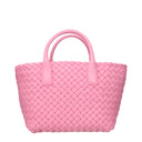 Bottega Veneta Women's Mini Cabat Handbags Pink Leather/Ribbon