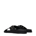 Dolce&Gabbana Men's Sandals And Clogs Black Leather