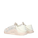 Dolce&Gabbana Women's Sneakers Fabric Grey/Pastel Pink