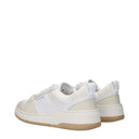 Salvatore Ferragamo Zapatillas Dennis Hombres Tela Blanco/Marfil
