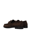Bottega Veneta Astaire Men's Loafers Suede Brown/Dark Chocolate