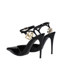 Dolce&Gabbana Women's Sandals Patent Black