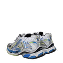 Balenciaga Baskets Runner Hommes Tissu Blanc/Bleu