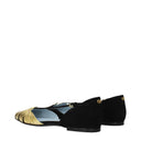 Valentino Garavani Women's Sandals Suede Black/Gold